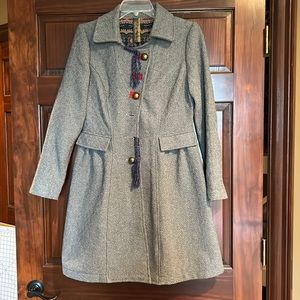 NWOT Women’s tweed coat boutique quality